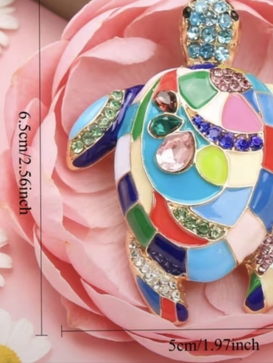 Turtle Bag Charm/ Keychain NEW - Picture 3 of 14